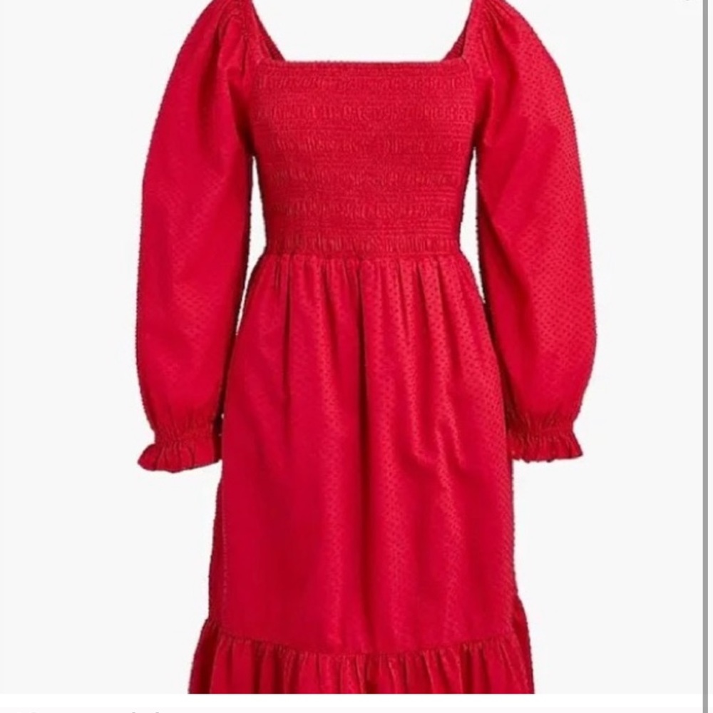 Red JCrew Dress